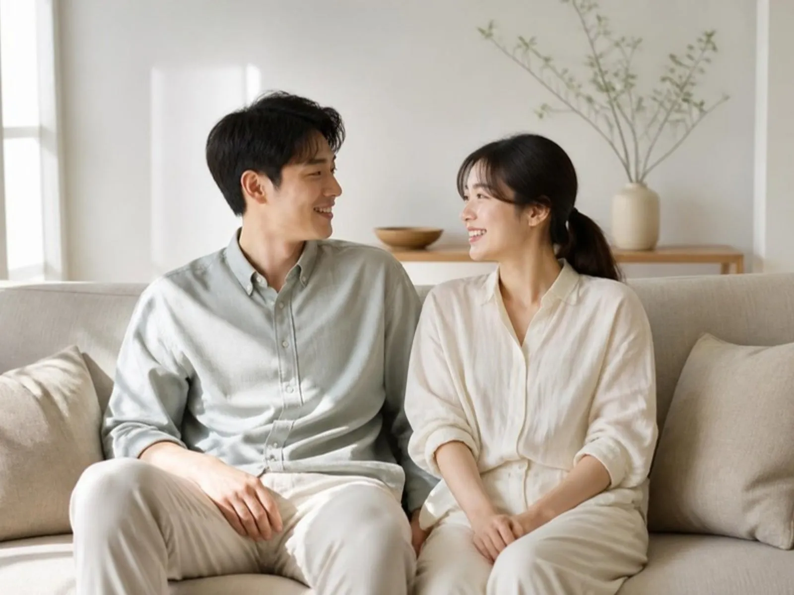 커플 · 소파