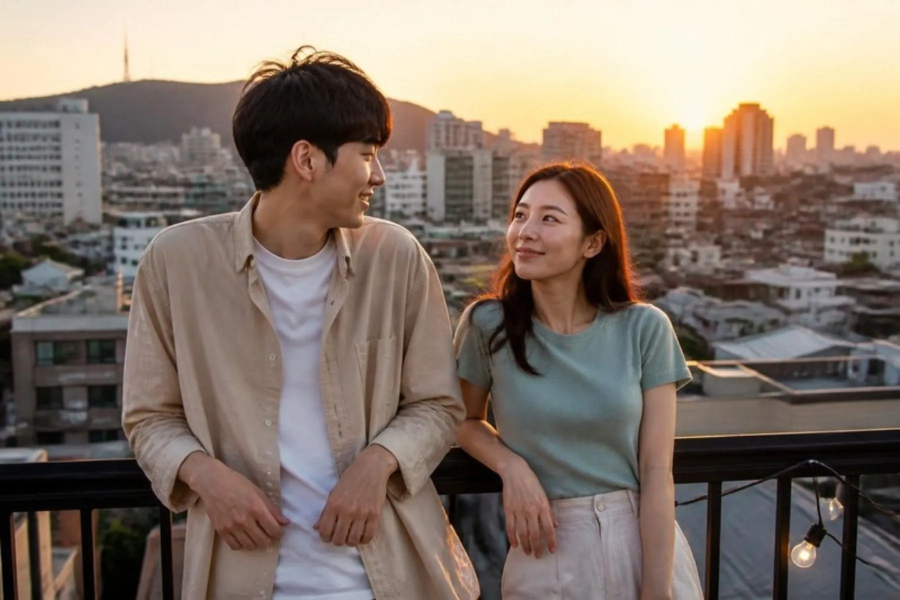 커플 · 옥상