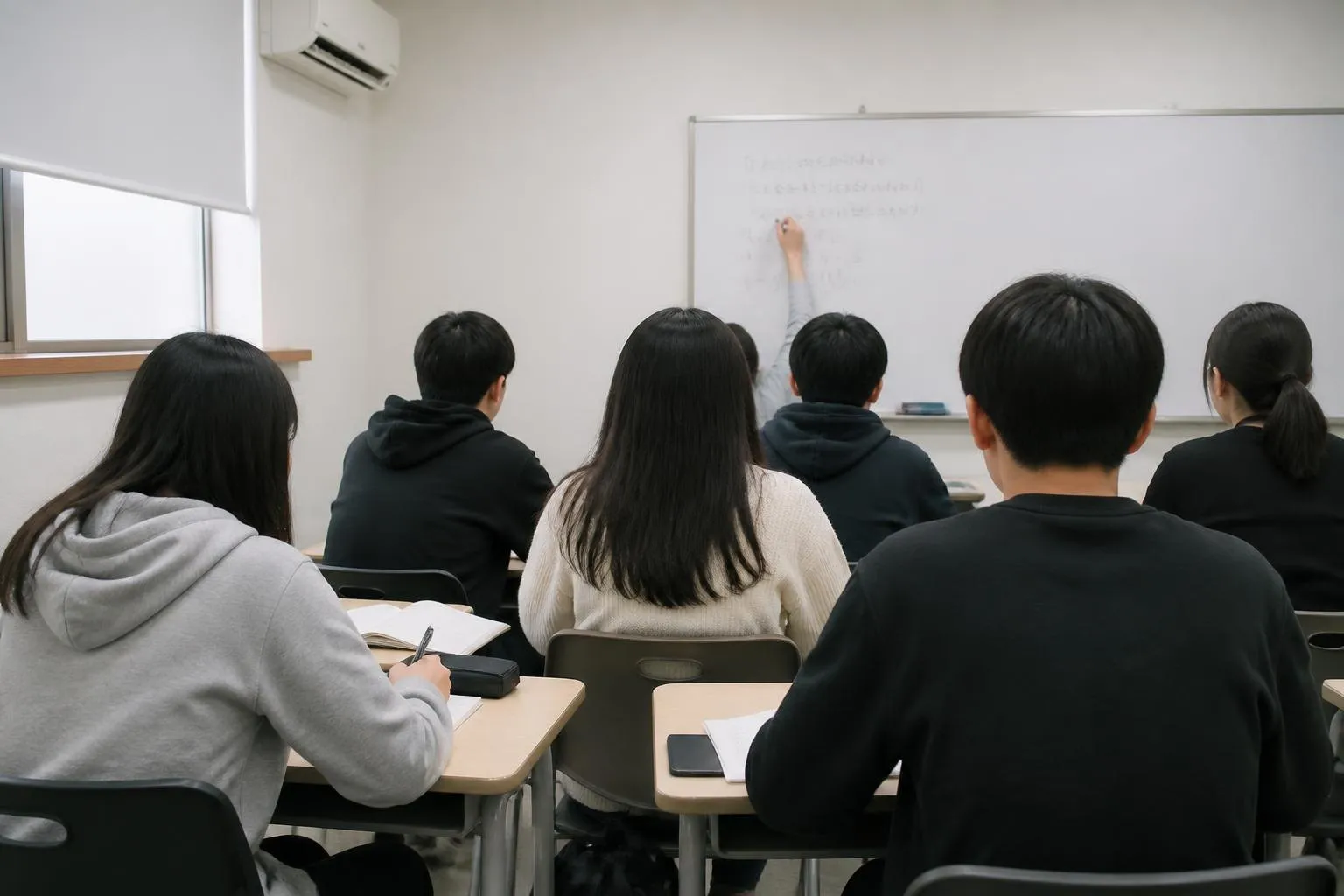 6인 교실에서 수업 중인 모습